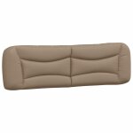 Vidaxl coussin de tte de lit cappuccino 180 cm similicuir
