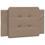 Vidaxl coussin de tte de lit zadar cappuccino 90 cm similicuir