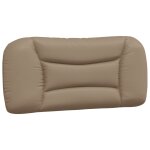 Vidaxl coussin de tte de lit cappuccino 90 cm similicuir