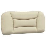 Vidaxl coussin de tte de lit hvar crme 90 cm tissu