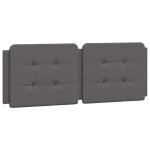 Vidaxl coussin de tête de lit gris 120 cm similicuir Vidaxl coussin de tête de lit gris 120 cm similicuir