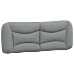 Vidaxl coussin de tête de lit gris clair 120 cm tissu Vidaxl coussin de tête de lit gris clair 120 cm tissu