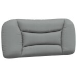 Vidaxl coussin de t�te de lit hvar gris clair 80 cm tissu