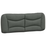 Vidaxl coussin de tête de lit gris foncé 120 cm tissu Vidaxl coussin de tête de lit gris foncé 120 cm tissu
