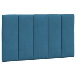 Vidaxl coussin de tête de lit hanko bleu 80 cm velours Vidaxl coussin de tête de lit hanko bleu 80 cm velours