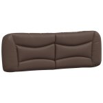 Vidaxl coussin de tête de lit marron 160 cm similicuir Vidaxl coussin de tête de lit marron 160 cm similicuir