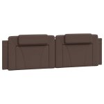 Vidaxl coussin de tte de lit marron 180 cm similicuir