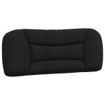 Vidaxl coussin de t�te de lit hvar noir 100 cm tissu