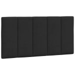 Vidaxl coussin de t�te de lit hanko noir 100 cm velours