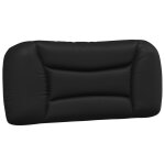 Vidaxl coussin de tte de lit noir 90 cm similicuir