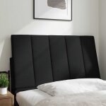Vidaxl coussin de tte de lit noir 90 cm tissu