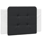 Vidaxl coussin de t�te de lit zadar noir et blanc 90 cm similicuir