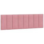 Vidaxl coussin de tête de lit rose 160 cm velours Vidaxl coussin de tête de lit rose 160 cm velours