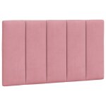 Vidaxl coussin de tte de lit rose 90 cm velours