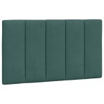 Vidaxl coussin de tte de lit hanko vert fonc 90 cm velours