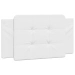 Vidaxl coussin de t�te de lit zadar blanc 100 cm similicuir