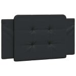 Vidaxl coussin de t�te de lit zadar noir 100 cm similicuir