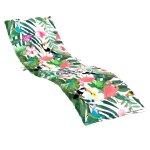 Vidaxl coussin de transat tissu oxford (100% polyester) multicolore