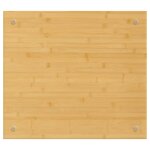 Vidaxl couvercle de cuisini�re 50x56x1, 5 cm bambou