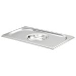 Vidaxl couvercles de plateau 4 pcs gn 1 / 4 acier inoxydable