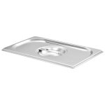 Vidaxl couvercles de plateau 4 pcs gn 1 / 4 acier inoxydable