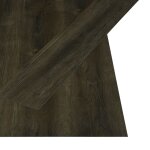 Vidaxl dalles de plancher autoadhsives 4, 46 m 3 mm pvc marron fonc