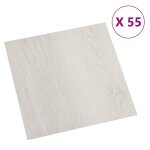 Vidaxl dalles de plancher autoadhsives 55 pcs pvc 5, 11 m beige