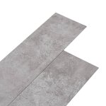Vidaxl dalles de plancher pvc 5, 02 m 2 mm autoadhsif gris terre
