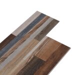 Vidaxl dalles de plancher pvc 5, 02 m 2 mm autoadhsif multicolore