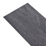 Vidaxl dalles de plancher pvc autoadhsif 5, 02 m 2 mm noir et blanc