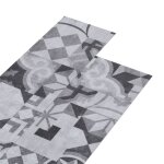 Vidaxl dalles de plancher pvc autoadhsif 5, 21 m 2 mm motif gris