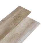 Vidaxl dalles de plancher pvc autoadhsif 5, 21 m 2mm dlavage de bois
