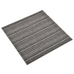 Vidaxl dalles de tapis de sol 20 pcs 5 m 50x50 cm anthracite ray