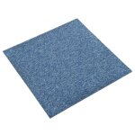 Vidaxl dalles de tapis de sol 20 pcs 5 m² 50x50 cm bleu Vidaxl dalles de tapis de sol 20 pcs 5 m² 50x50 cm bleu