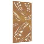 Vidaxl décoration murale jardin 105x55 cm acier corten design feuille Vidaxl décoration murale jardin 105x55 cm acier corten design feuille