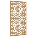 Vidaxl d�coration murale jardin 105x55cm acier corten design mauresque