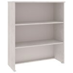 Vidaxl dessus de buffet hamar blanc 85x35x100 cm bois de pin massif