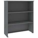 Vidaxl dessus de buffet hamar gris fonc 85x35x100 cm bois de pin