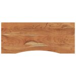 Vidaxl dessus de bureau 110x50x2, 5 cm rectangulaire bois massif acacia