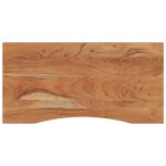 Vidaxl dessus de bureau 110x60x2, 5 cm rectangulaire bois massif acacia