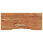 Vidaxl dessus de bureau 120x50x2, 5 cm rectangulaire bois massif acacia