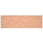 Vidaxl dessus de bureau 180x55x2, 5 cm bois massif de htre