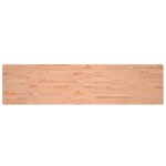 Vidaxl dessus de bureau 220x55x2, 5 cm bois massif de h�tre