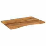 Vidaxl dessus de bureau avec courbe 80x50x2, 5 cm manguier massif brut Vidaxl dessus de bureau avec courbe 80x50x2, 5 cm manguier massif brut