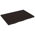 Vidaxl dessus de bureau marron fonc 80x60x2 cm bois chne trait