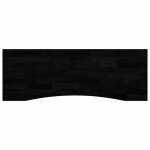 Vidaxl dessus de bureau marron fonc bois chne massif rectangulaire