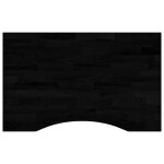 Vidaxl dessus de bureau marron fonc bois chne massif rectangulaire