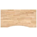 Vidaxl dessus de bureau non trait� bois massif de ch�ne rectangulaire