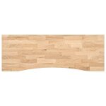 Vidaxl dessus de bureau non trait bois massif de chne rectangulaire