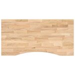 Vidaxl dessus de bureau non trait� bois massif de ch�ne rectangulaire